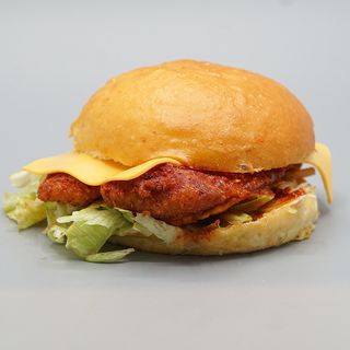Spicy Fried Chicken Burger