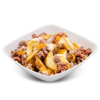 Patate con salsiccia e provola