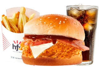 HFC BBQ Cheese Bakon Burger+1 Comp.+1 Beb.