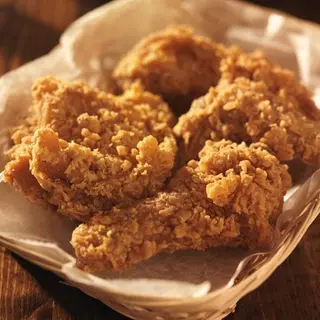 Pollo Kentucky Con Salsa Miel Mostaza