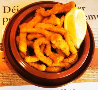 Tapa De Rabas De Calamar