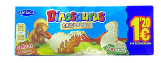 Dinosaurus Chocoblanco 2Uds