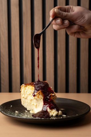 Cheesecake con Frutos rojos