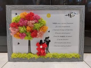 Tablou cu licheni pentru nasi - Mesaj standard