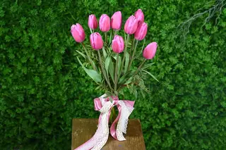 Buchet 11 lalele roz