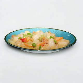 139.Gamberi in salsa di cocco