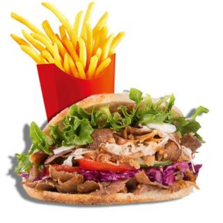 Döner Kebab Con Patatas