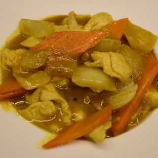 Pollo al curry-218