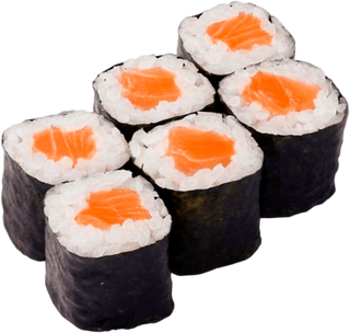 Рол Макі з лососем (6шт/150г)