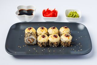 Запеченный курица и омлет (300г)