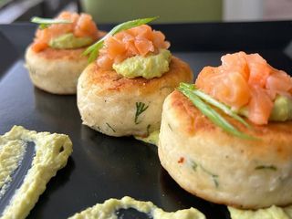 Сирники з лососем
