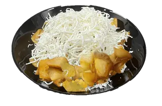 Пресни пържени картофи със сирене (250г)