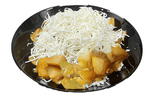 Пресни пържени картофи със сирене (250г)