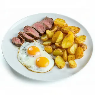 P1- Lomo, patatas y huevo frito