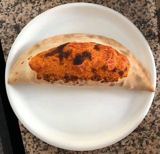 Calzone con ricotta e spinaci