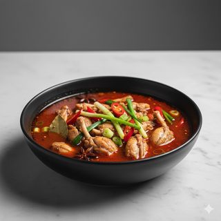 108 - Scodella di fuoco con rana 干锅田鸡