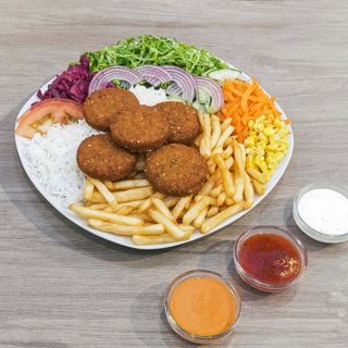 Falafel em Prato(Vegetariano)