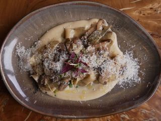 Папарделе з лісовими грибами та кремом селери (350g)