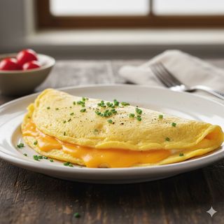 Омлет с кашкавал