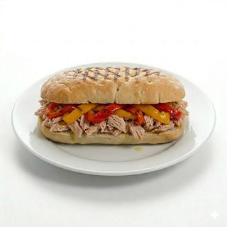 Bocadillo De Atún Con Pimiento