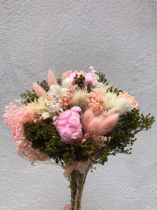 Ramo Flor Seca Tonos Rosas