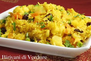 Biriyani di verdure 