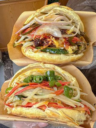 Mo con patate e peperoni verdi