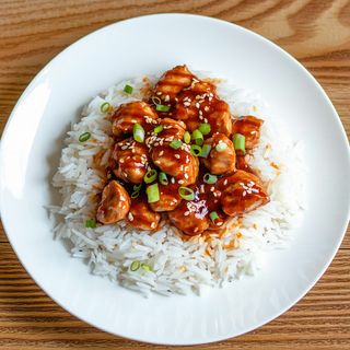 Pui sweet chilli cu orez basmati