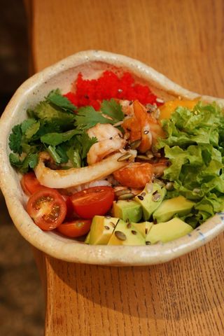 Боул з морепродуктами