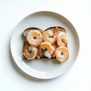 Entrantes De Tostadas De Gambas
