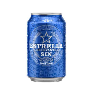 Estrella de Levante 0,0 Cerveza Lata 33 cl