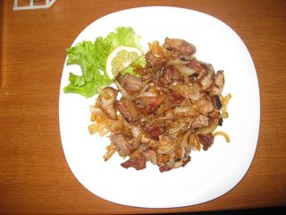 Свински хапки с лук (350г)