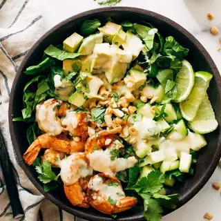 Spicy Seafood & Avocado Salad