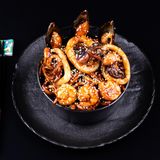 ნუდლსი ზღვის პროდუქტებით