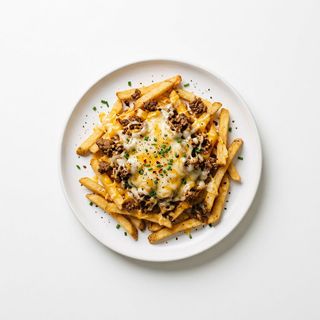 Patatas Con Carne Y Queso