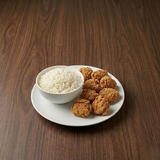 8 Piece Fried Chicken, Large Rice Bowl