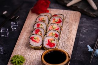 Роллы "Сингапур темпура" (10 шт.)