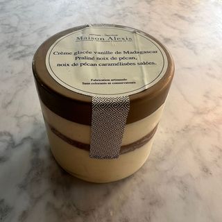 Crème glacée vanille de Madagascar Praliné noix de pécan 500 Gr