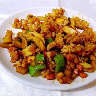 Calamares con guindillas