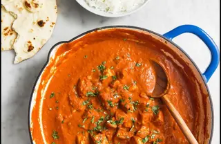 Chicken curry + basmati chawal 