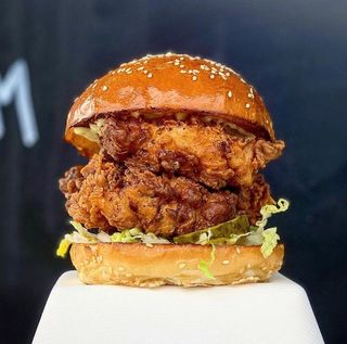 Double Chicken Burger