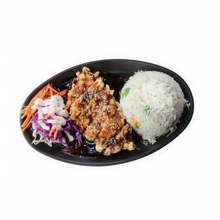 Bento de pollo curry crujiente