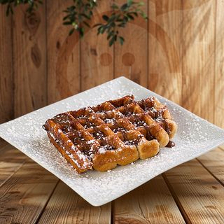 Gofre de dulce de leche