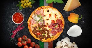 Pizza Quattro Stagioni﻿ Ø30cm