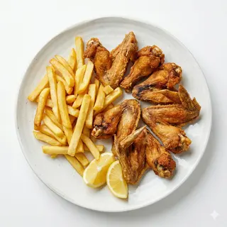 Alitas Con Patatas (5 Uds.)