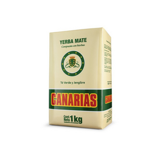 Yerba Canarias Te Verde y Jengibre 1kg