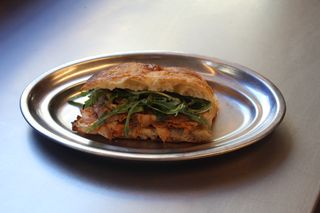 Bocadillo terrina de cerdo picante