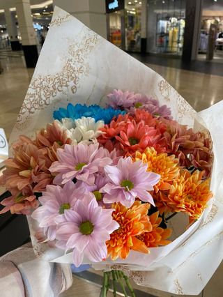 8szt - margaretki kolorowe