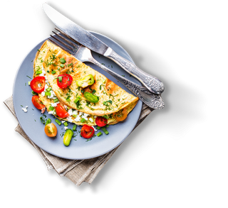 Ձվածեղ լոլիկով