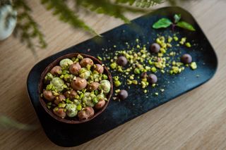 Шоколадова кошничка Пистачо (130г)